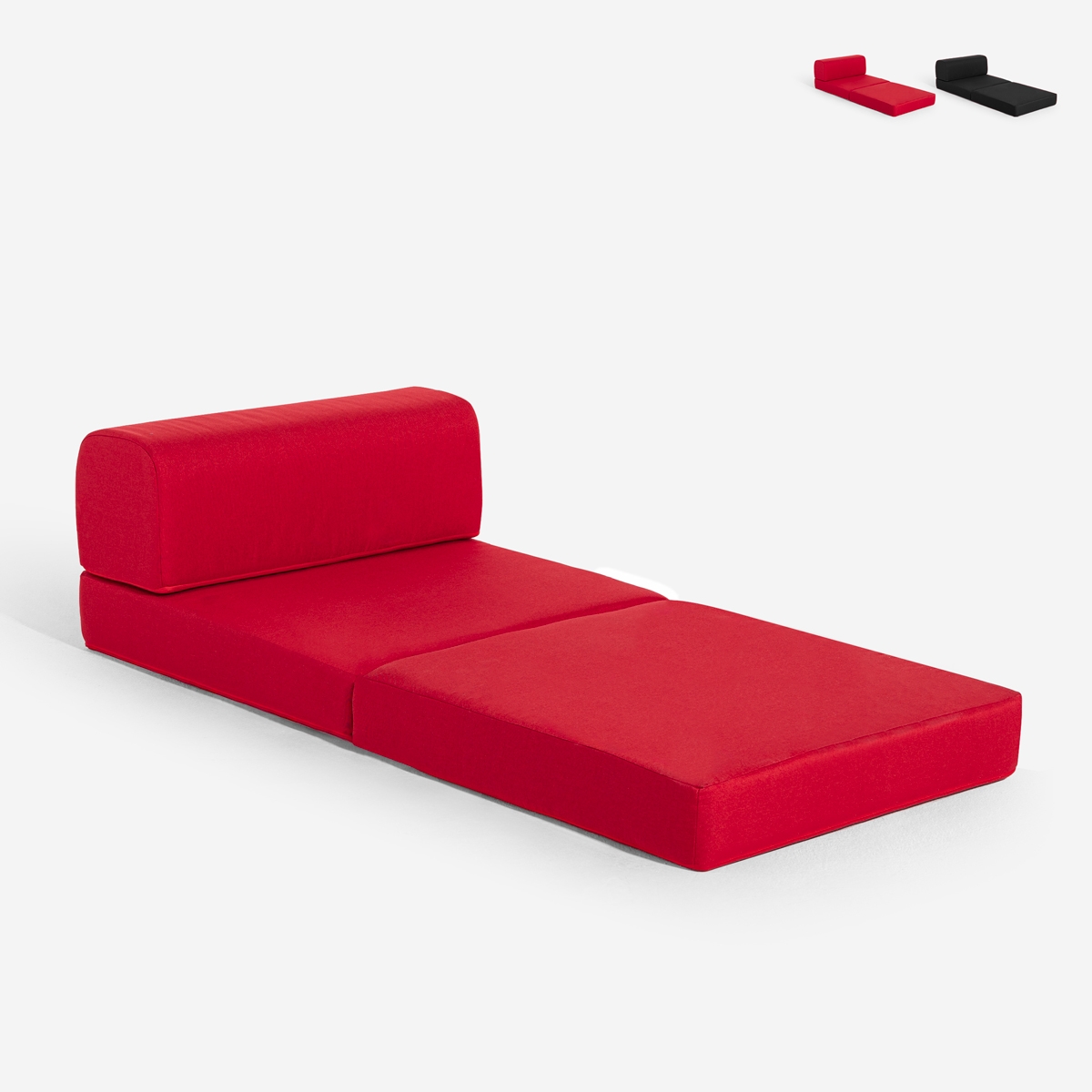 Fauteuil-lit pliable gain de place 2en1 en tissu Betty Offre Fauteuil-lit pliable gain de place 2en1 en tissu Betty Offre