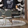 Moderne selbstklebende Tapete im orientalischen Stil für Wohnzimmer Aironi Neri Modell