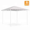 Tonnelle de jardin Antivent en acier 3X3 mètres Style UV Catalogue