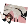 Lot de 2 sets de table en plastique 42x30cm Aironi Rosa Promotion