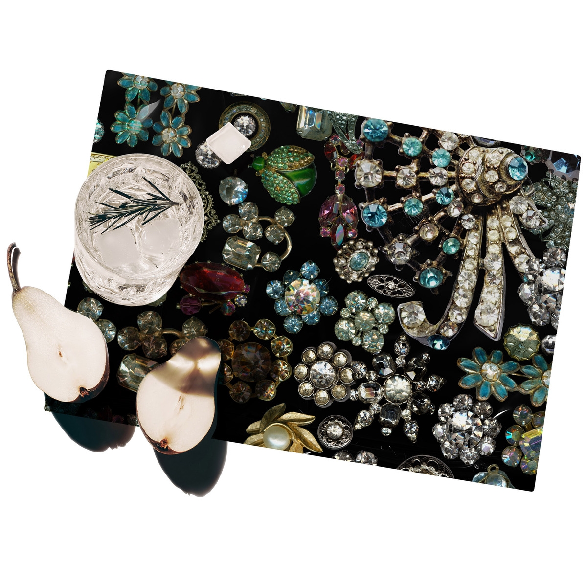 Set: 2 elegante waschbare Platzsets für das Frühstück Gioielli Aktion Set: 2 elegante waschbare Platzsets für das Frühstück Gioielli Aktion