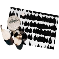Set 2 tovagliette americane da colazione stile moderno 42x30cm Queen Promozione