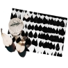 Set 2 tovagliette americane da colazione stile moderno 42x30cm Queen Promozione