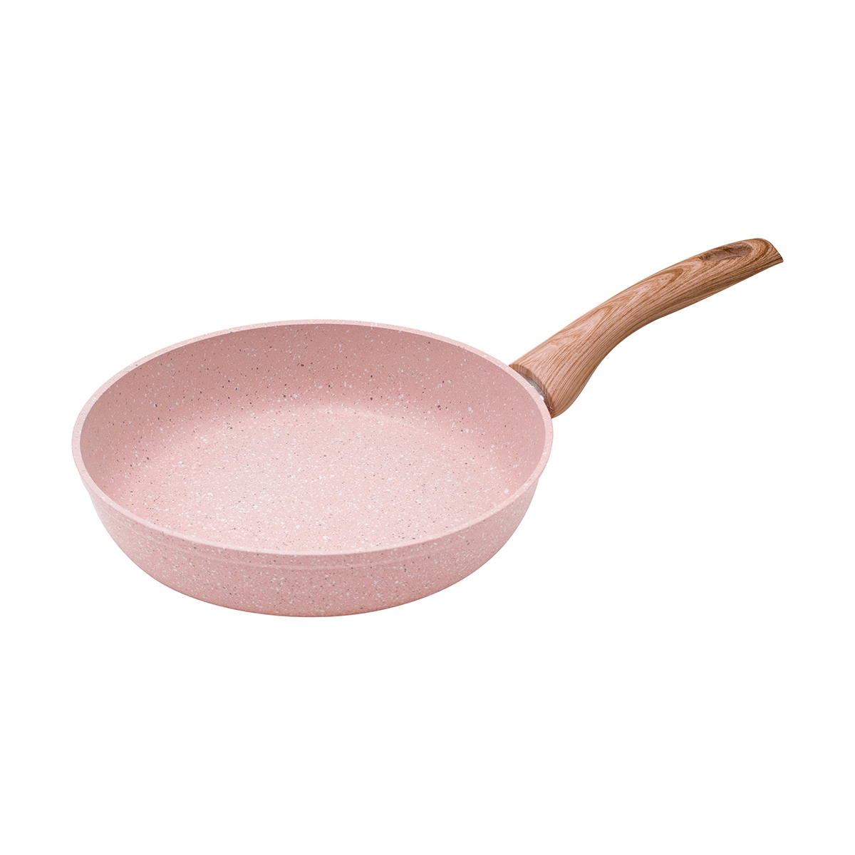 Poêle antiadhésive 24 cm en aluminium effet granit rose Stonerose Promotion Poêle antiadhésive 24 cm en aluminium effet granit rose Stonerose Promotion