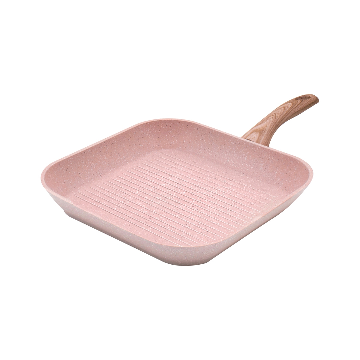 Bistecchiera antiaderente effetto granito rosa 28x28 Bisetti Stonerose Promozione Bistecchiera antiaderente effetto granito rosa 28x28 Bisetti Stonerose Promozione