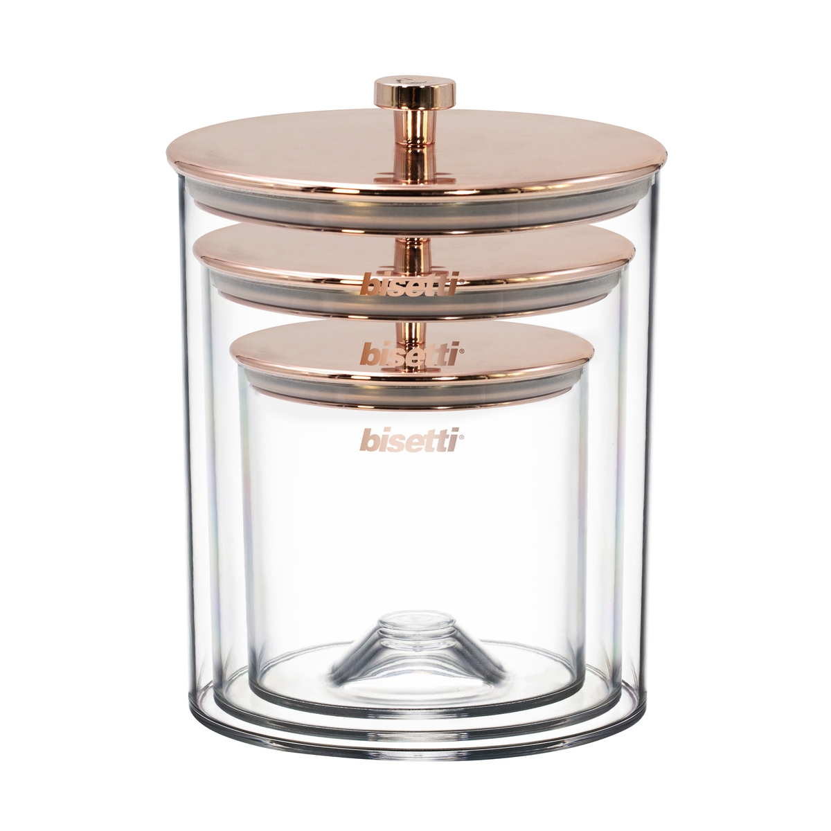Ensemble de 3 bocaux de cuisine empilables hermétiques Stonerose Promotion Ensemble de 3 bocaux de cuisine empilables hermétiques Stonerose Promotion