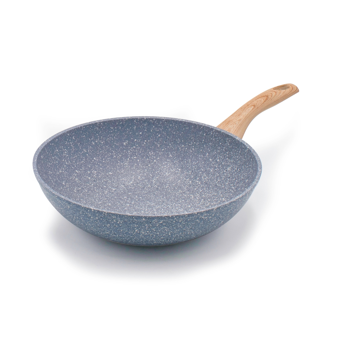 Pentola wok in alluminio antiaderente 28cm effetto pietra Pierre Gourmet Promozione Pentola wok in alluminio antiaderente 28cm effetto pietra Pierre Gourmet Promozione