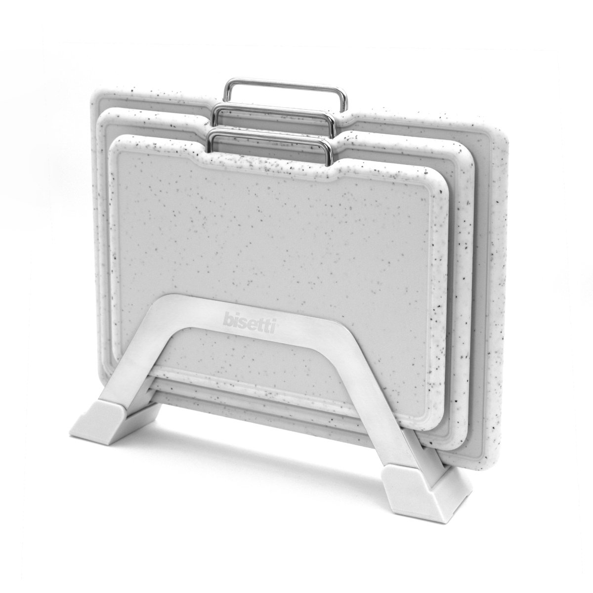 Set 3 taglieri da cucina in plastica effetto granito Bisetti Stonewhite Promozione Set 3 taglieri da cucina in plastica effetto granito Bisetti Stonewhite Promozione