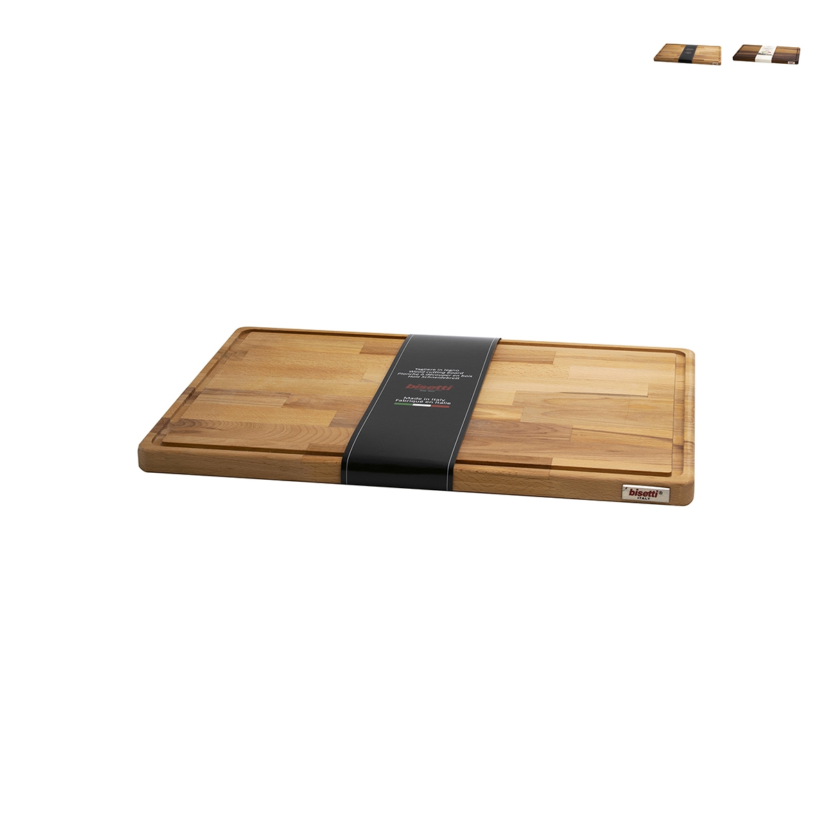Tagliere cucina in legno con bordo raccoglisugo 35x23x2cm Bisetti Promozione Tagliere cucina in legno con bordo raccoglisugo 35x23x2cm Bisetti Promozione