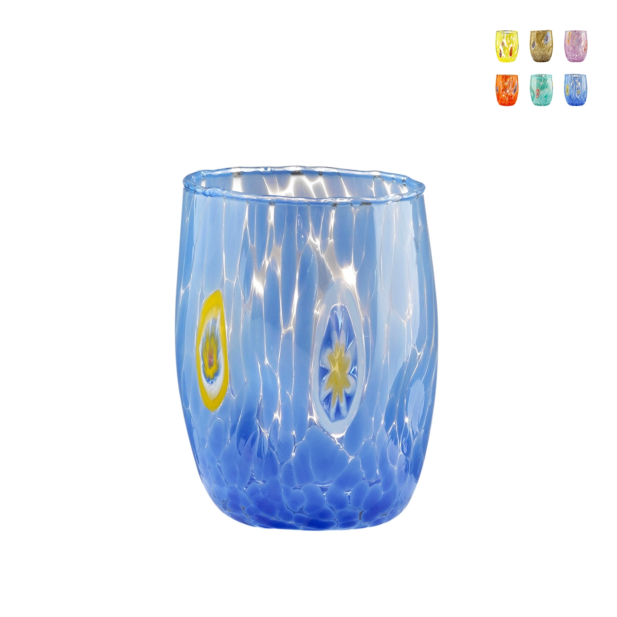 6er-Set Wassergläser aus Glas, runde Form, 10 cm Bombetta Aktion 6er-Set Wassergläser aus Glas, runde Form, 10 cm Bombetta Aktion