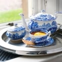 Sucrier avec couvercle en terre cuite décorée style anglais Blue Italian Offre