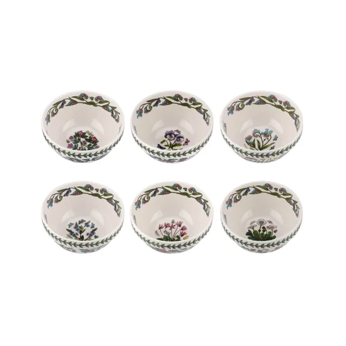 Set di 6 ciotole impilabili in porcellana 18 cm Portmeirion Botanic Garden Promozione Set di 6 ciotole impilabili in porcellana 18 cm Portmeirion Botanic Garden Promozione