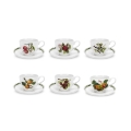 Set di 6 tazze da tè con piattino in porcellana Portmeirion Pomona Promozione