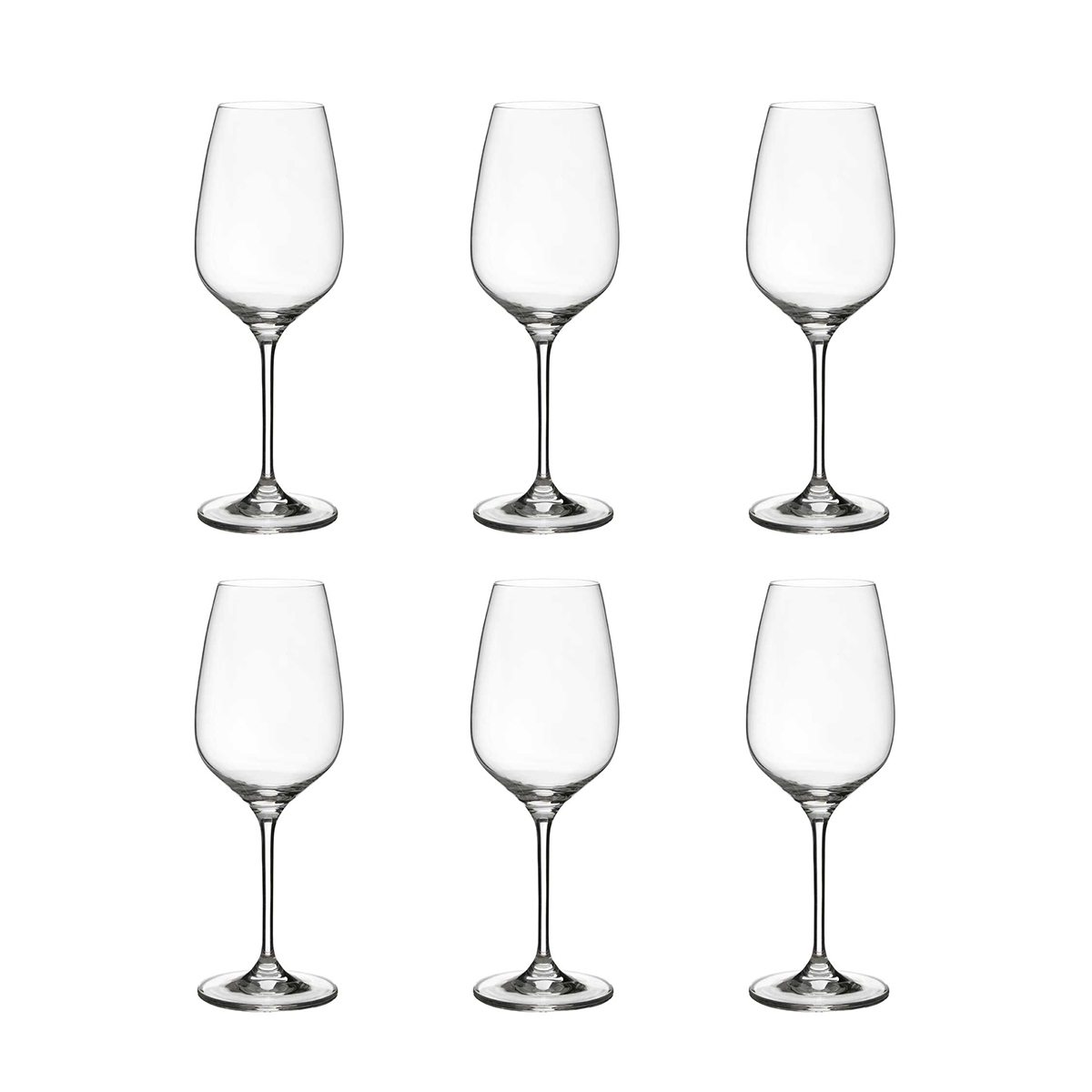 Set aus 6 Rotweingläsern 22,5 cm, Tropfendesign Küche Sinfonia Aktion Set aus 6 Rotweingläsern 22,5 cm, Tropfendesign Küche Sinfonia Aktion