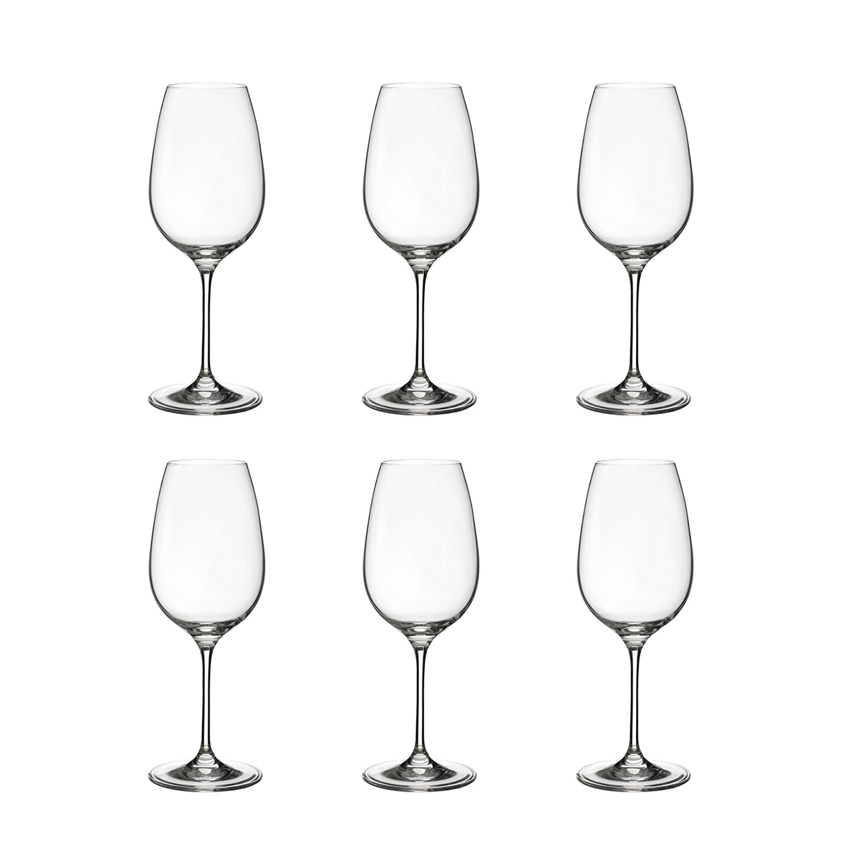 Set 6 calici vino bianco design goccia cucina ristorante 21,5cm Promozione Set 6 calici vino bianco design goccia cucina ristorante 21,5cm Promozione