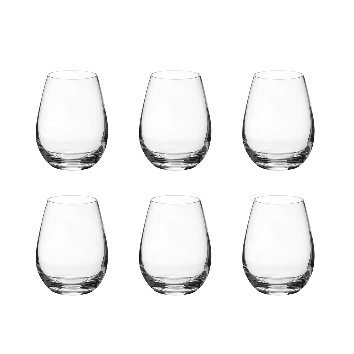 Set aus 6 Wassergläsern 10cm Tropfendesign aus Kristallglas Sinfonia Aktion Set aus 6 Wassergläsern 10cm Tropfendesign aus Kristallglas Sinfonia Aktion