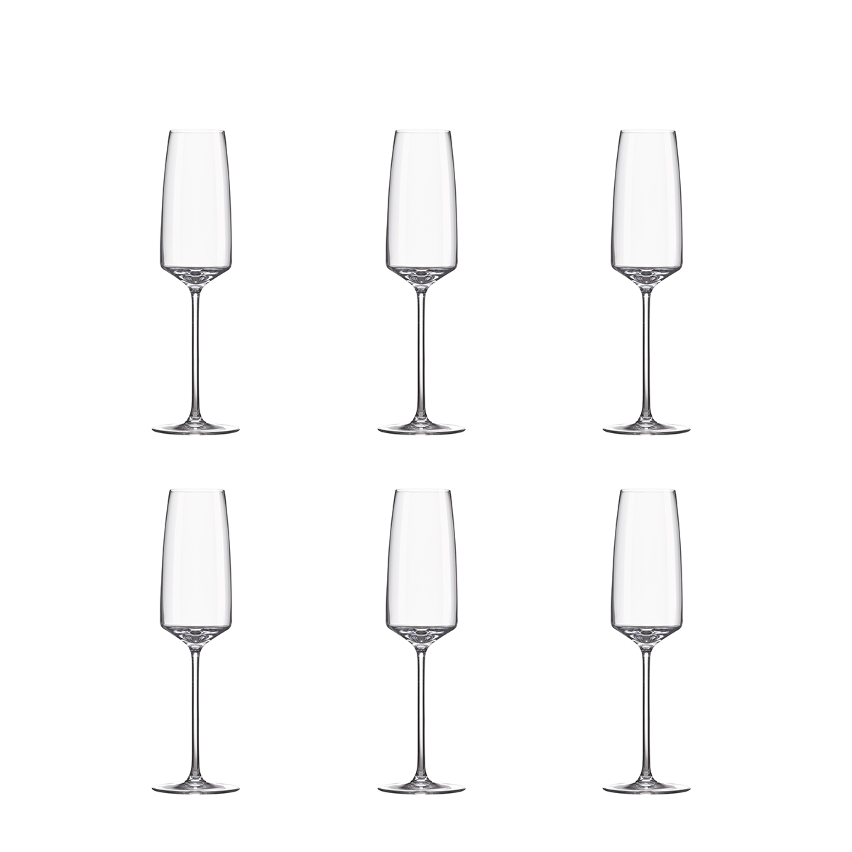 Set 6 calici flûte bicchieri degustazione per cucina bar 250ml Siesta Promozione Set 6 calici flûte bicchieri degustazione per cucina bar 250ml Siesta Promozione