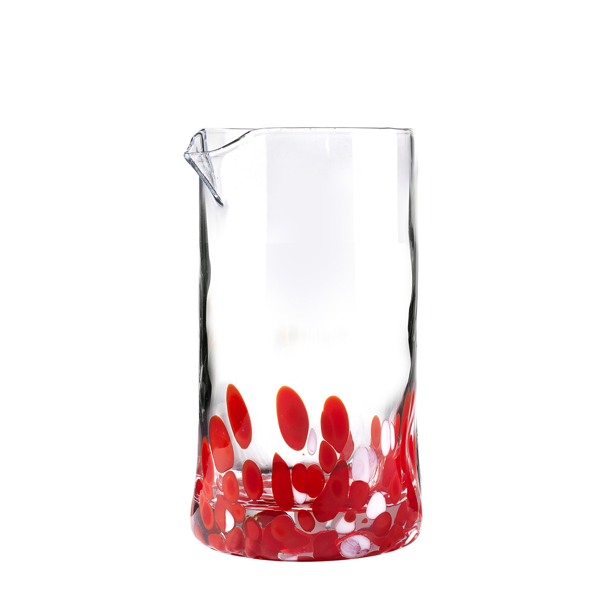 Carafe à eau en verre rouge 0,5L de table avec décorations Venise Promotion Carafe à eau en verre rouge 0,5L de table avec décorations Venise Promotion