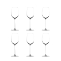Set 6 calici beaujoulais degustazione in vetro cristallino 515ml Shanghai Promozione