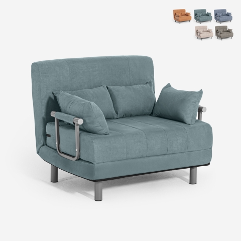 Fauteuil lit en tissu pliable gain de place Deborah Twin Class Promotion