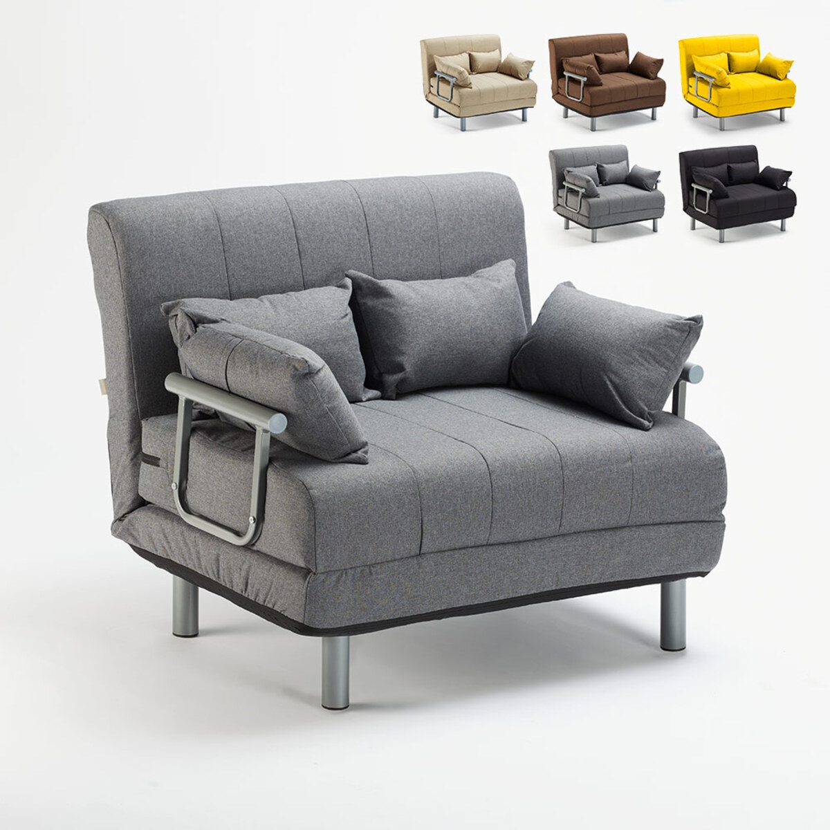 Deborah Twin 1,5-Sitzer Stoff Schlafsessel Schlafsofa klappbar Eigenschaften Deborah Twin 1,5-Sitzer Stoff Schlafsessel Schlafsofa klappbar Eigenschaften