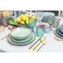 Set de 6 verres à eau 350 ml avec surface texturée Géométrie 