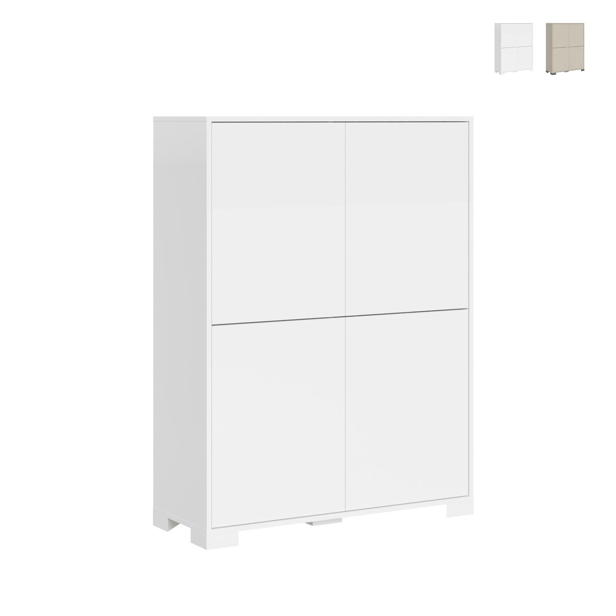 Credenza alta 4 ante per soggiorno cucina salvaspazio 90x35x120 Lumina Promozione Credenza alta 4 ante per soggiorno cucina salvaspazio 90x35x120 Lumina Promozione