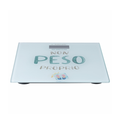 Balance numérique pèse-personne 180kg design en verre Le Travisate Promotion