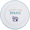 Set 6 piatti piani in ceramica decorazione assortita Le Travisate Saldi