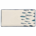 Set 6 piatti rettangolari in ceramica da portata 29x15cm Marechiaro Saldi