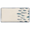 Set 6 piatti rettangolari in ceramica da portata 29x15cm Marechiaro Saldi
