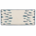2er-Set rechteckige Servierplatten aus Keramik 36x16cm Marechiaro Angebot
