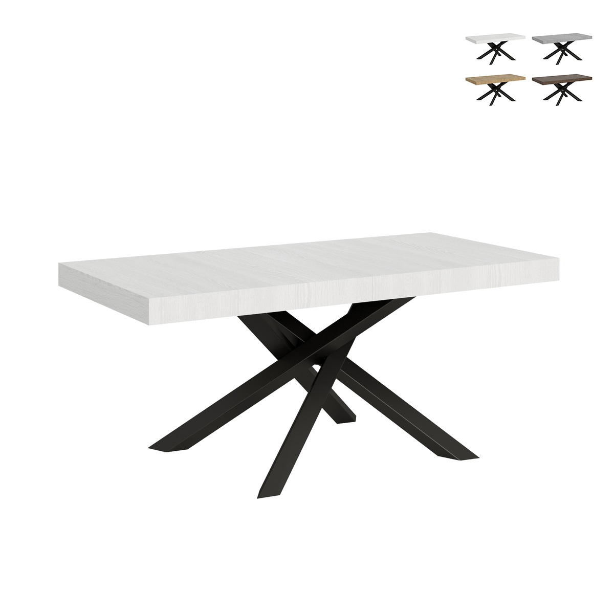 Tavolo allungabile moderno soggiorno 18 persone 90×180-440 Volantis Promozione Tavolo allungabile moderno soggiorno 18 persone 90×180-440 Volantis Promozione
