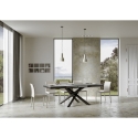 Tavolo allungabile moderno gambe a incrocio 90×180-440 Volantis Evolution Catalogo