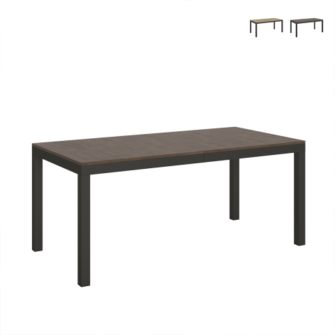Ausziehbarer Tisch industrial minimal Holz Eisen 90×180-440 Everyday Evolution Aktion