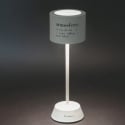 Lampada da tavolo ricaricabile LED sensore touch bianca Victionary Catalogo