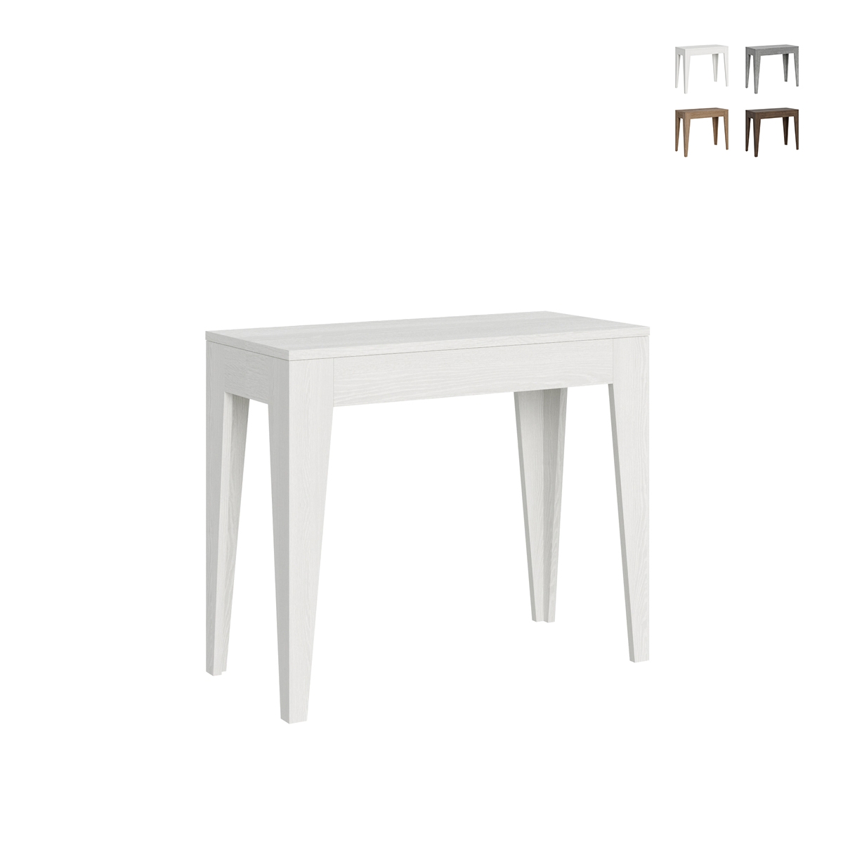 Consolle allungabile design minimale 10 persone 90x42-198 Isotta Small Promozione Consolle allungabile design minimale 10 persone 90x42-198 Isotta Small Promozione