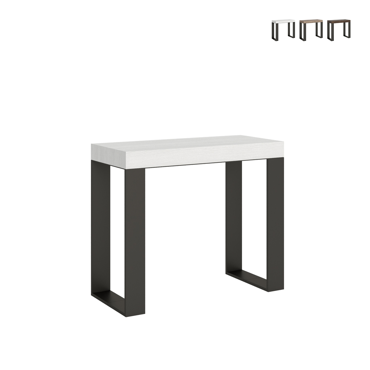 Consolle allungabile design industrial minimale 90x40-196 Tecno Small Promozione Consolle allungabile design industrial minimale 90x40-196 Tecno Small Promozione
