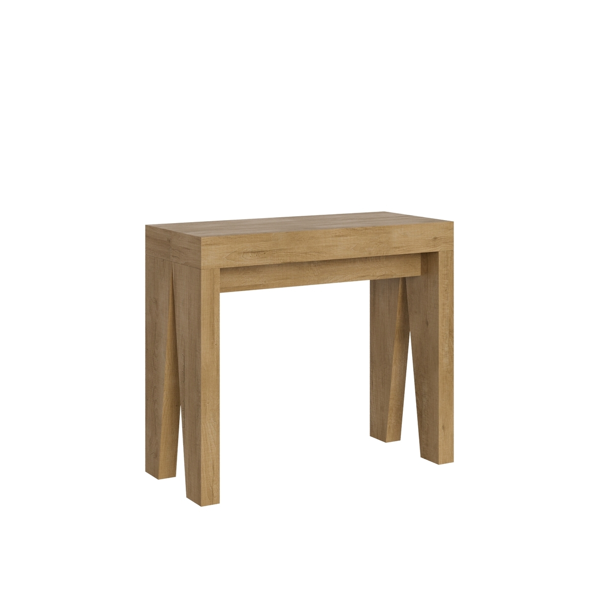 Consolle allungabile design contemporaneo in legno 90x40-300 Naxy Promozione Consolle allungabile design contemporaneo in legno 90x40-300 Naxy Promozione