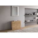 Consolle allungabile con panche integrate salvaspazio 90x42-302 Evolve 
