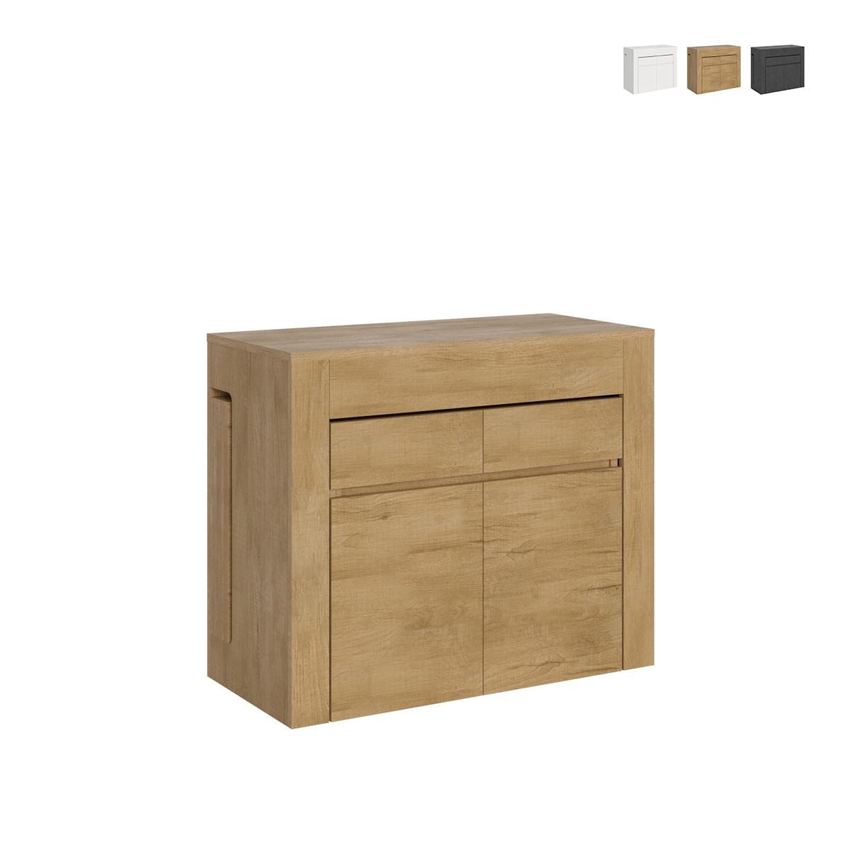 Ausziehbarer Konsolentisch mit integrierten Bänken, platzsparend 90x42-302 Evolve Rabatte Ausziehbarer Konsolentisch mit integrierten Bänken, platzsparend 90x42-302 Evolve Rabatte