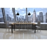 Consolle allungabile in legno stile industrial 90x40-196 Everyday Small Offerta