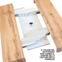 Console extensible table de salle à manger 90x40-196 Everyday Small Evolution Remises