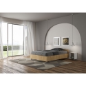 Letto una piazza e mezza contenitore design moderno 120x200cm Nuamo Stock