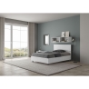 Letto una piazza e mezza contenitore 120x190 in legno bianco Demas Offerta