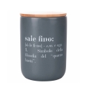 Barattolo per sale da cucina in ceramica con coperchio 10x13,5 Victionary Vendita