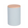 Set 3 barattoli da cucina in grès colorato da 750 ml con coperchio Circle Saldi