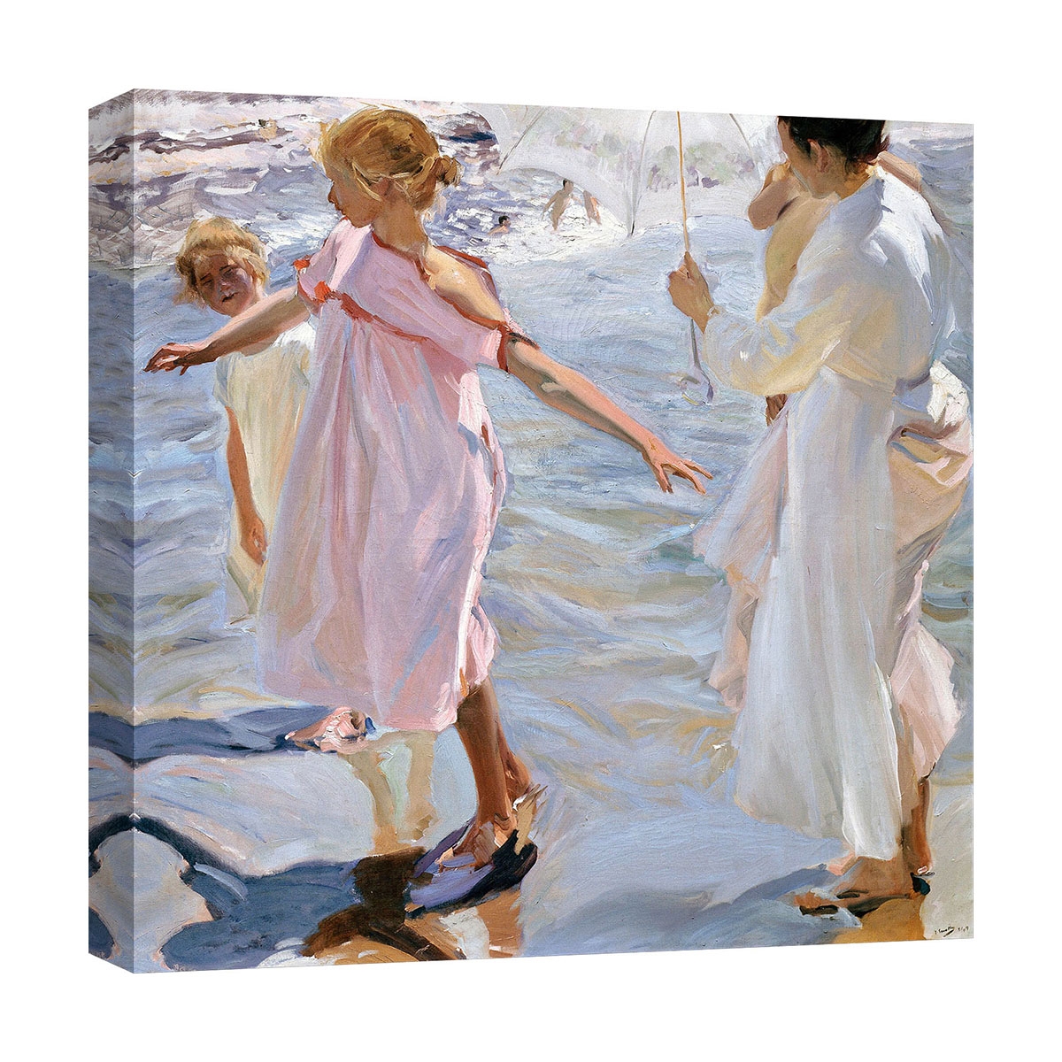 Stampa su tela canvas Time for a Bathe Valencia Joaquín Sorolla y Bastida Promozione Stampa su tela canvas Time for a Bathe Valencia Joaquín Sorolla y Bastida Promozione