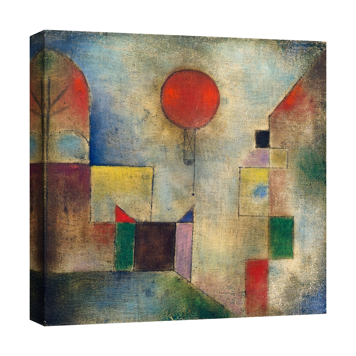 Quadro moderno astratto stampa su tela canvas Red Balloon Paul Klee Promozione Quadro moderno astratto stampa su tela canvas Red Balloon Paul Klee Promozione