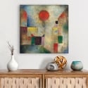 Moderner abstrakter Leinwanddruck Red Balloon Paul Klee Verkauf